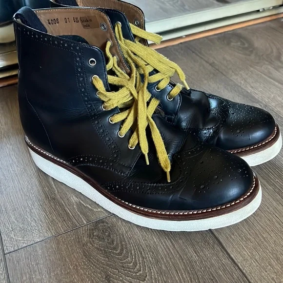 Grenson Brogue Boot 7.5 - Picture 1 of 10